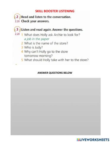 Listening skill booster