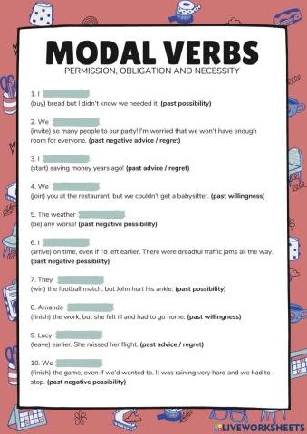 Modals ADVANCED (C1.1)