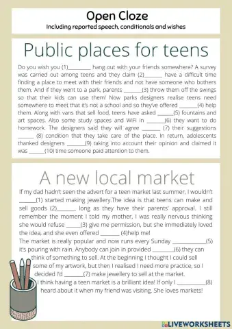 Open Cloze