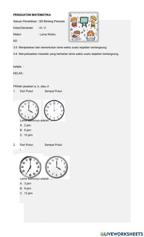 Penguatan Matematika Kelas 3 SD