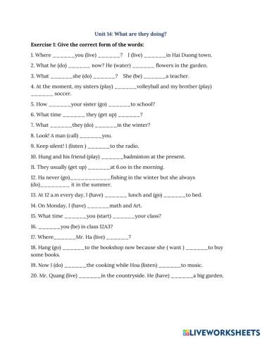 What are they doing?