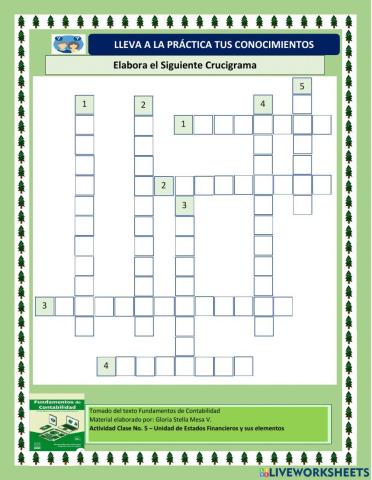 Clase 5 - Crucigrama