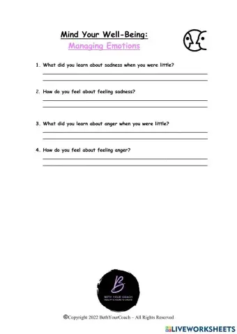 Mind Your Well-Being: Week4: Managing Emotions