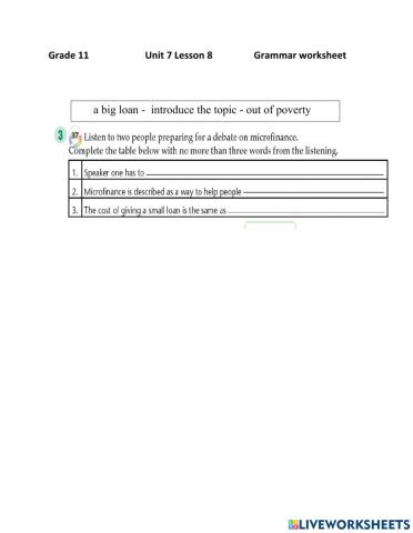 Listening Comprehension