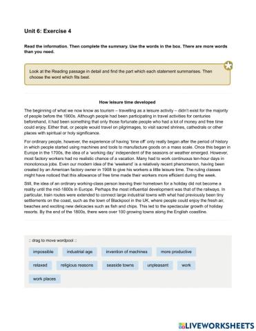 Mindset IELTS 2 - Reading Skills Modules - Unit 6 Ex4