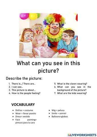 Description CARNIVAL party