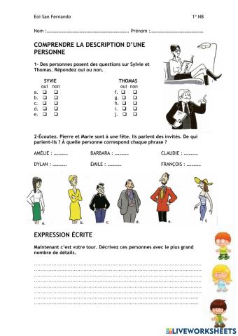 La description physique