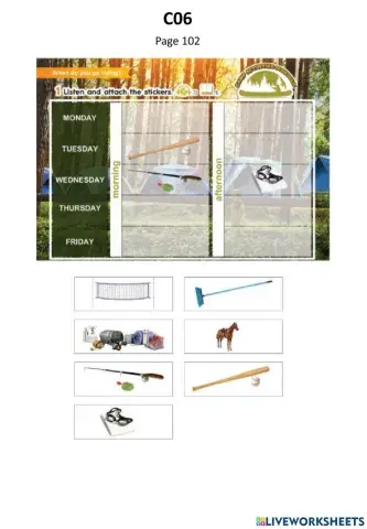 When do you go riding