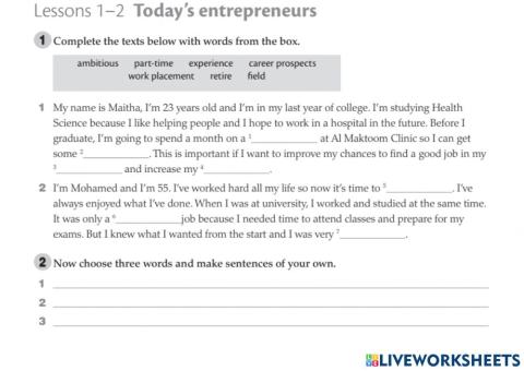Today's Entrepreneurs