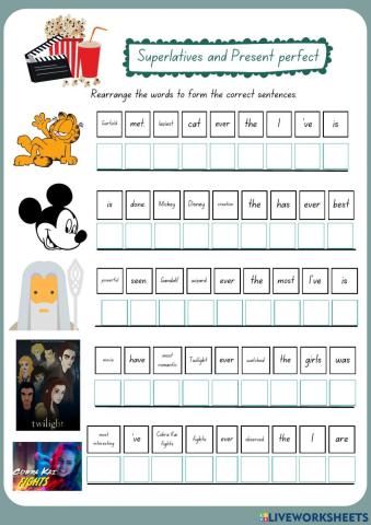 Superlatives and Present Perfect