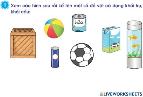 Khối trụ, Khối cầu - Bài 1