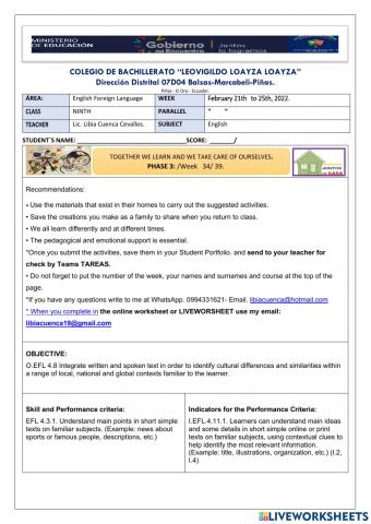 Present simple and present continuous