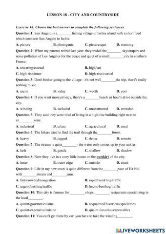 Mindset for IELTS - Test for Unit 2