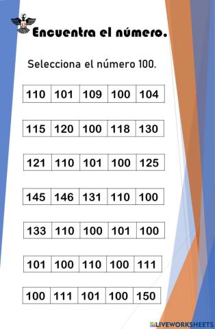 Encuentra el número