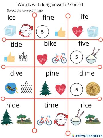 Long vowel -i- sound