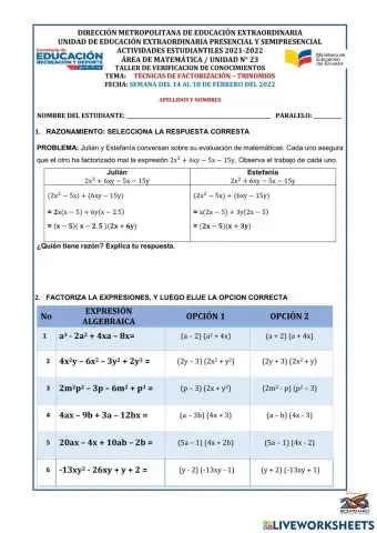 Agrupacion de terminos