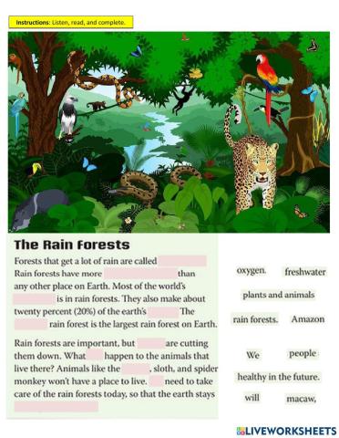 Reading Biome Review