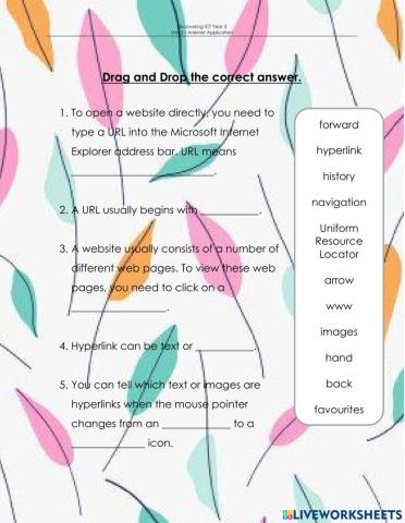 Internet Application - Visiting a website