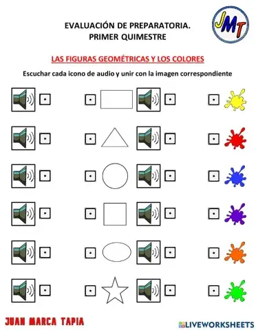 Evaluación de preparatoria.  primer quimestre