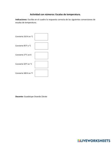 Escalas de temperatura