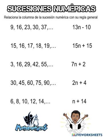 Sucesiones numéricas ii