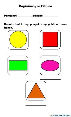 Live Worksheet for INSET 2022