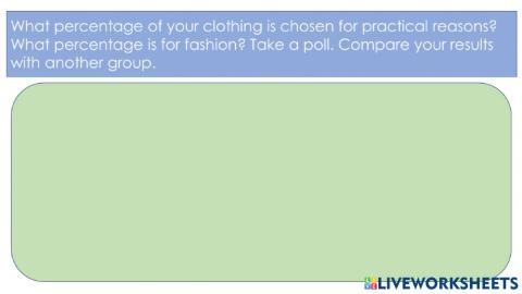 What we wear: Question 3