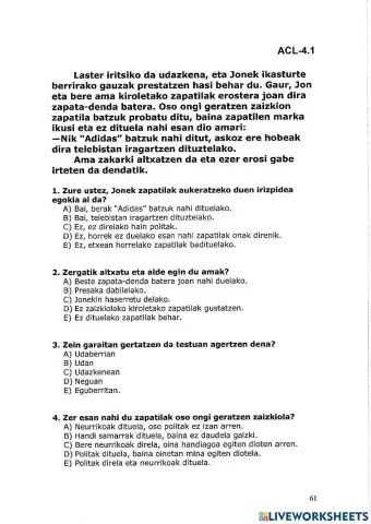 4. mailako irakurgaiak (2.testua)