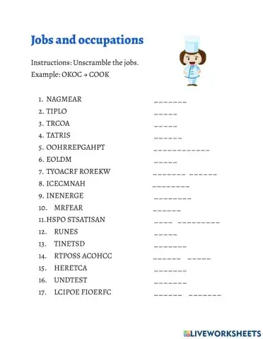 Jobs and Occupations