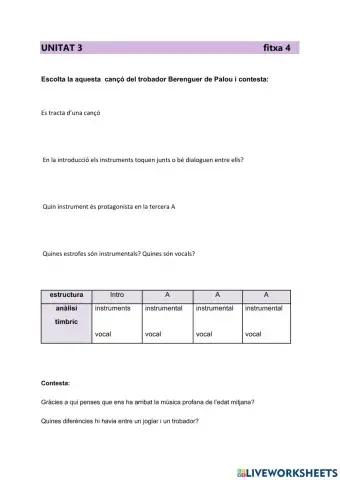 audició música profana edat m