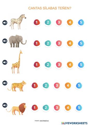 Cantas sílabas teñen