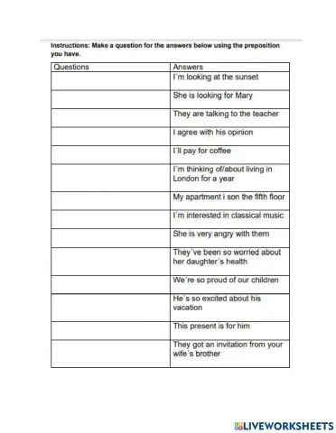 Questions Ending with Prepositions