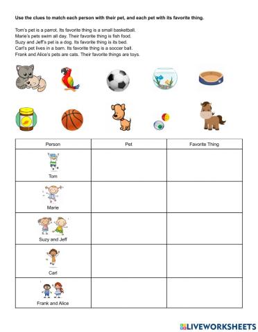 Possessives Homework 2