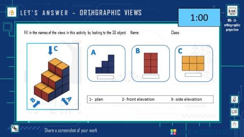 Et’s answer – orthgraphic views