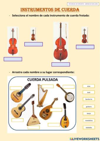 Instrumentos de cuerda