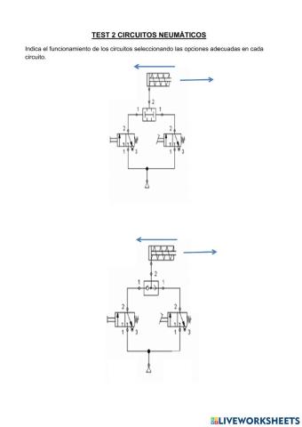Test 2 circuitos básicos neumáticos