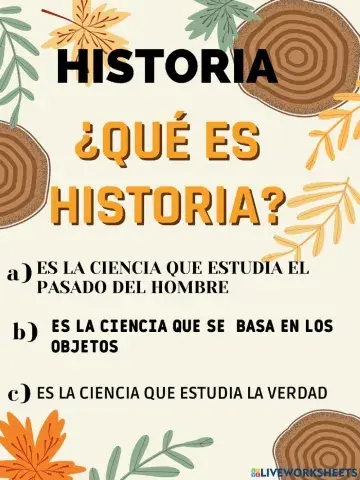 ¿Qué es la historia?