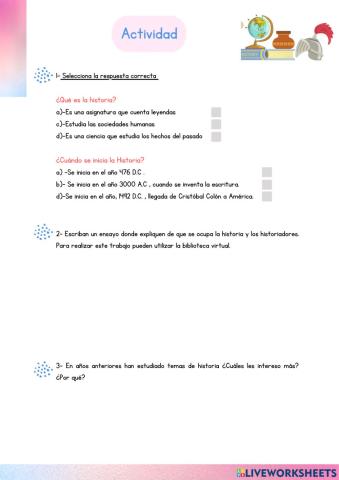 Historia y el historiador