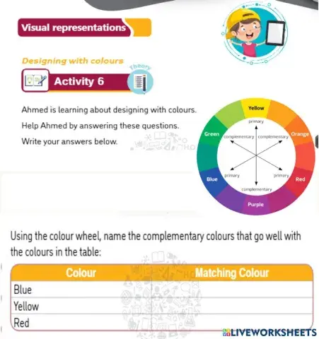 G8 - unit 3 - color wheel
