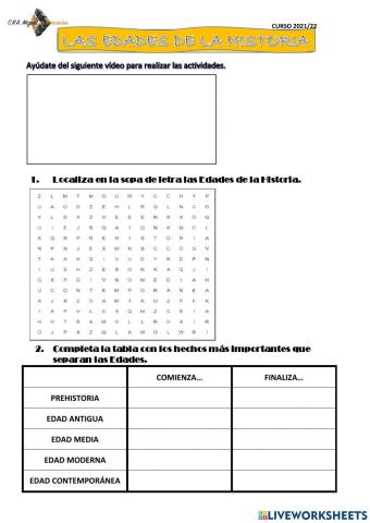 Edades de la historia