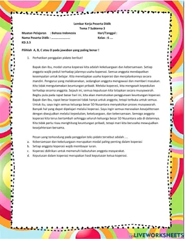 LKPD B.Indonesia T7 ST3 KD 3.3