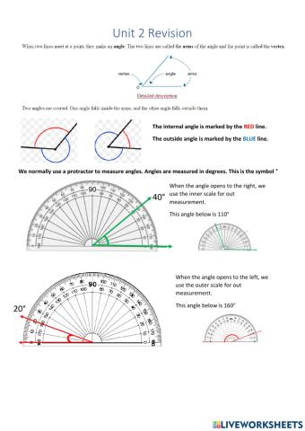 CHILL5 Math Angles Revision 1-3 Set 1