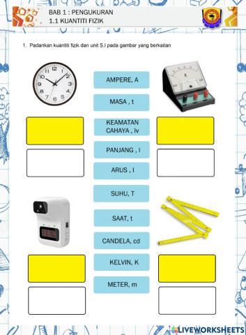 Kump X: Fizik : 1.1 Kuantiti Fizik