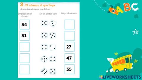 Al número al que llega