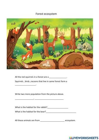 Population, community