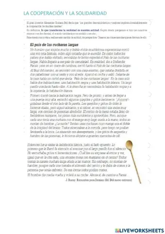 Solidaridad y cooperación