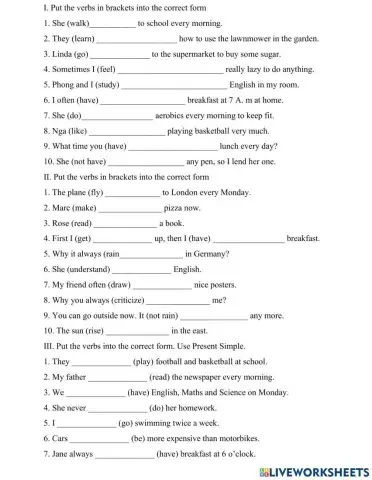 Simple Present Vs Simple present continuos