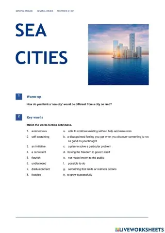 Sea cities c1-c2