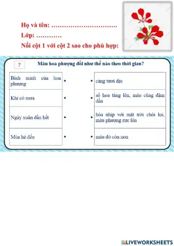 Tập đọc: Hoa học trò