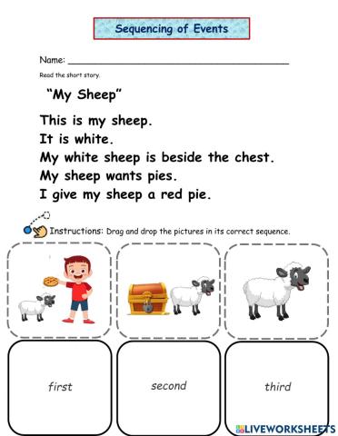 Day 2-Sequencing of Events-My Sheep
